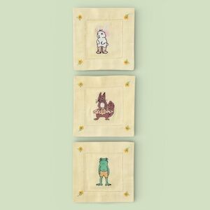 Urban Outfitters Party Animal Fabric Coaster - Set Of 3 | NWT